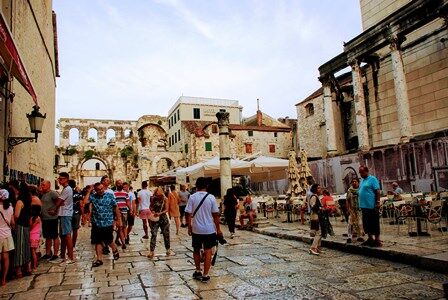Callejando por el Palacio de Diocleciano de Split (Croacia)