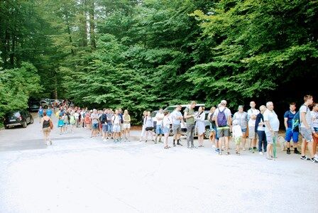 Enorme cola para visitar los Lagos de Plitvice sin reserva (Croacia)