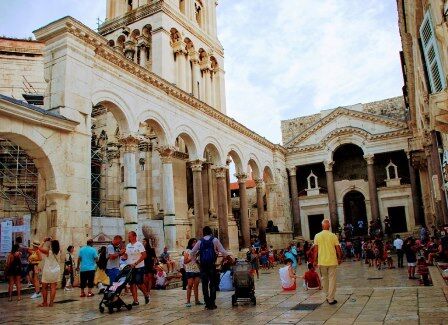 Espectacular Palacio de Diocleciano en Split (Croacia)