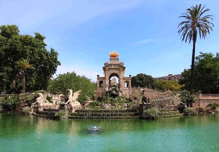 Fuente del Parque de la Ciudadela en Barcelona