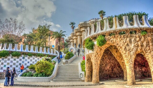Grutas del Vestíbulo del Park Güell