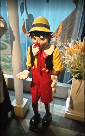 Pinocho en el Museo de Cera de Barcelona