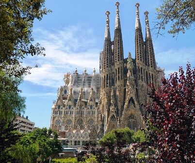 La Sagrada Familia de Antonio Gaudí en Barcelona