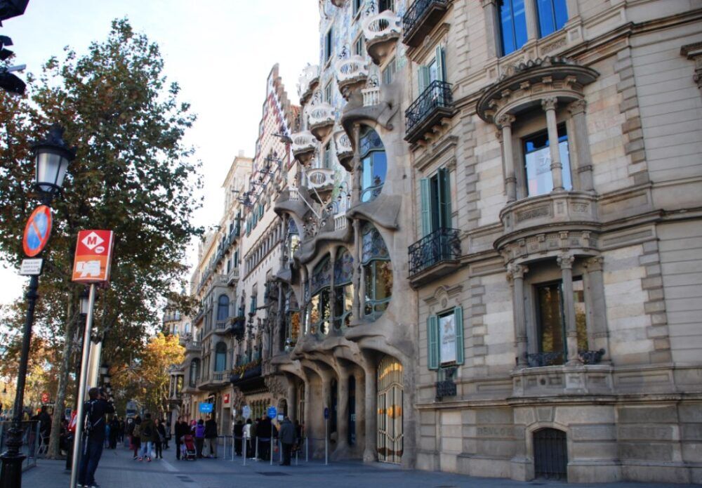 Modernismo catalán, cuadrado de oro