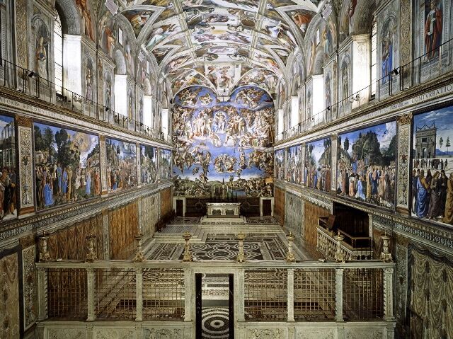 Capilla Sixtinaen los Museos Vaticanos