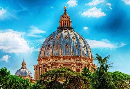 Cúpula de San Pedro diseñada por Miguel Ángel