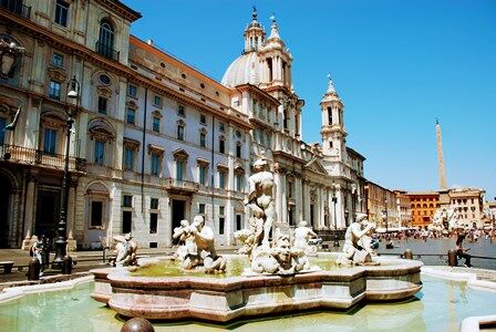 Palazzo Pamphili en la Piazza Navona de Roma