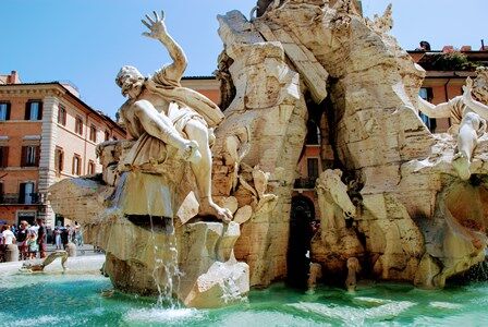 Representación del Río de la Plata en la Piazza Navona