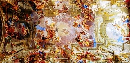 El fresco sin fin de la Bóveda de san Ignacio de Loyola en Roma