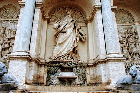 Fuente de Moisés en Roma
