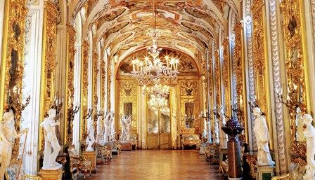 Galleria degli Specchi o de los Espejos en la Galería Doria Pamphili
