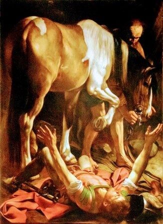 La Conversión de San Pablo de Caravaggio en la Basílica de Santa María del Popolo