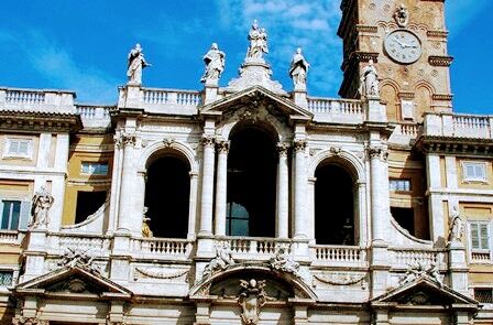 La logia de las Bendiciones en la Basílica de Santa María la Mayor
