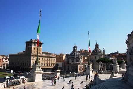 Palacio Gemelo de la Piazza Venezia en Roma