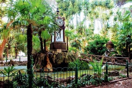 Jardines del Parque de Villa Borghese