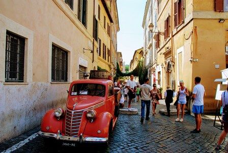 Barrio del Trastevere en Roma