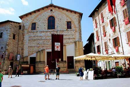Acogedoras calles de Gubbio