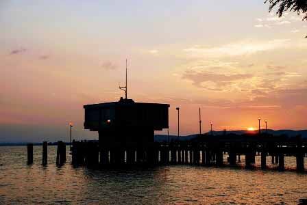 Precioso atradecer en el Lago Trasimeno
