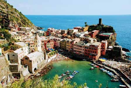 Vernaza desde el sendero que llega a Monterosso al Mare