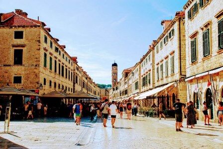 Calle Stradun, la artería principal de Dubrovnik