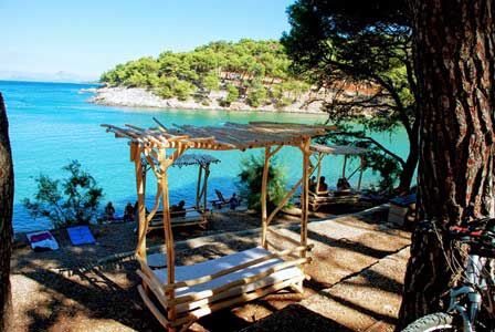 Playas en la Isla de Hvar (Croacia)