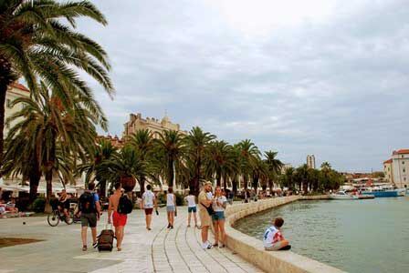 Paseo Marítimo o Riva en Split (Croacia)